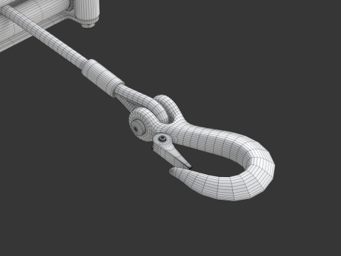 Electric Winch Modelo 3D