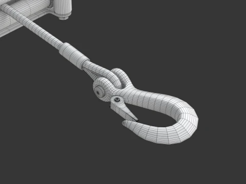 Electric Winch 3D Model