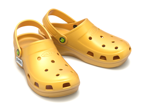 Garden Rubber Clogs Shoes 3D Модель