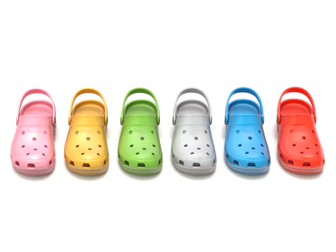 Garden Rubber Clogs Shoes 3D Model