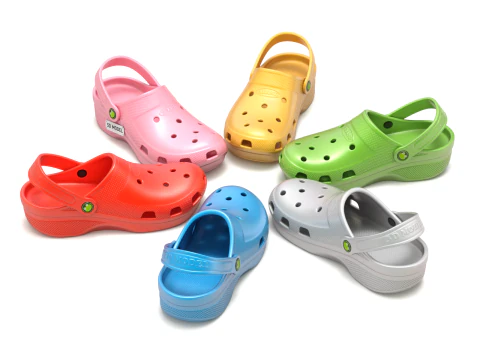 Garden Rubber Clogs Shoes 3D Model
