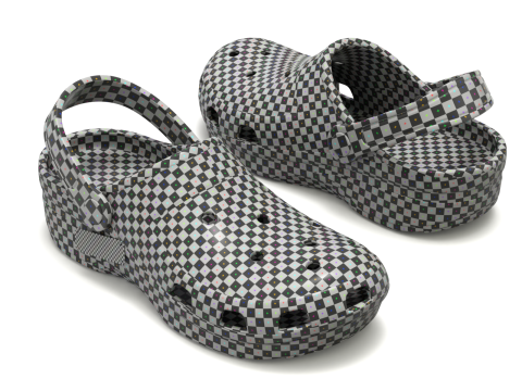 Garden Rubber Clogs Shoes 3D Модель