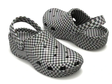 Garden Rubber Clogs Shoes 3D Model