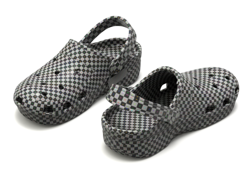 Garden Rubber Clogs Shoes 3D Модель
