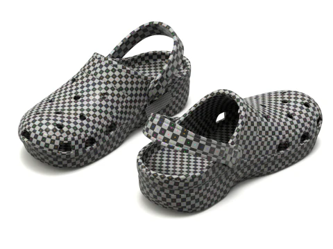 Garden Rubber Clogs Shoes 3D Model