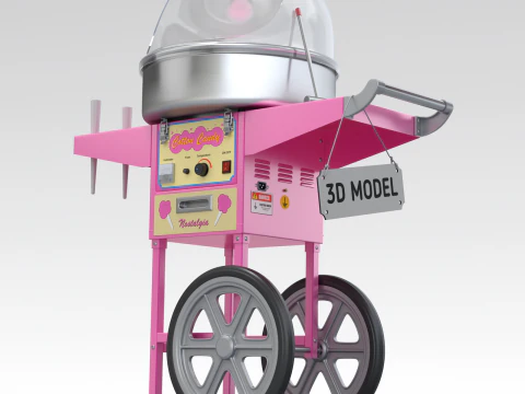 Macchina per lo zucchero filato Modello 3D