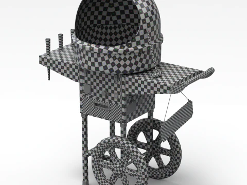 Macchina per lo zucchero filato Modello 3D