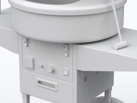 Cotton Candy Machine 3D मॉडल