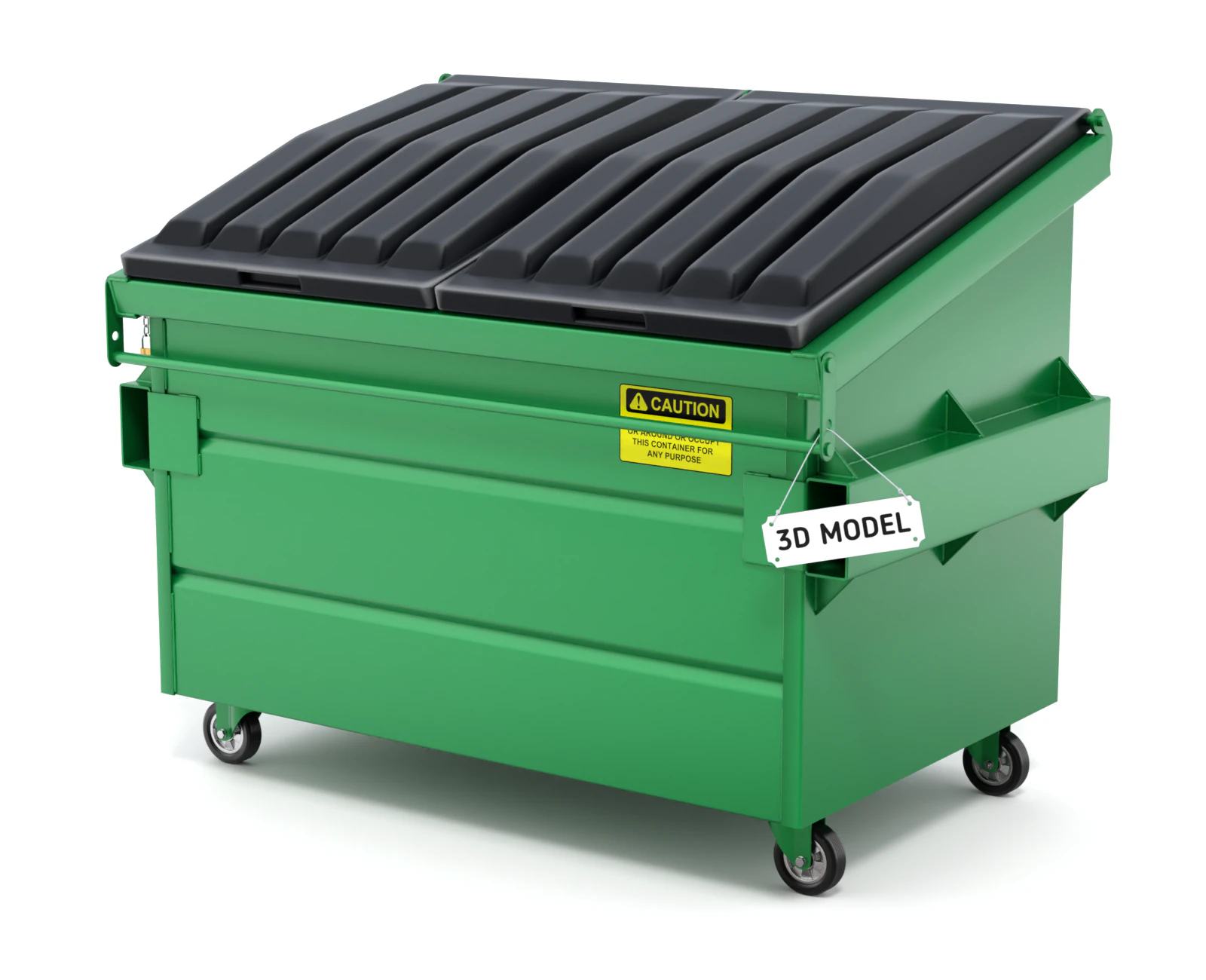 Daur Ulang Tempat Sampah Model 3D .c4d .max .obj .3ds .fbx .stl .blend 