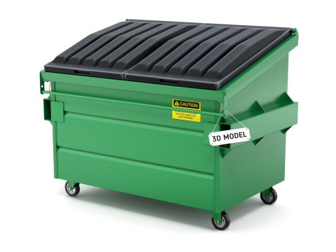 Recycling Dumpster 3D Модель
