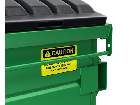 Recycling Dumpster Modelo 3D