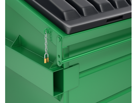 Recycling Dumpster Modelo 3D