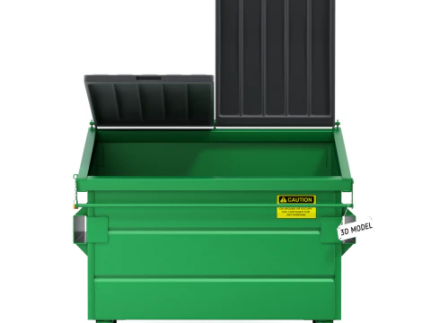 Daur Ulang Tempat Sampah Model 3D