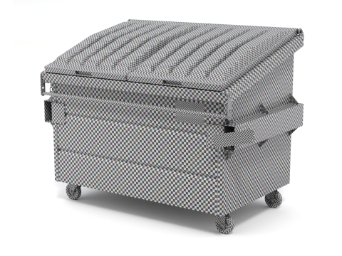 Recycling Dumpster Modelo 3D