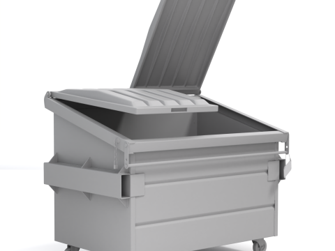 Recycling Dumpster Modelo 3D