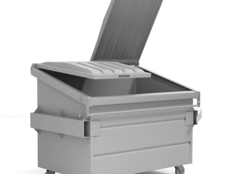 Daur Ulang Tempat Sampah Model 3D
