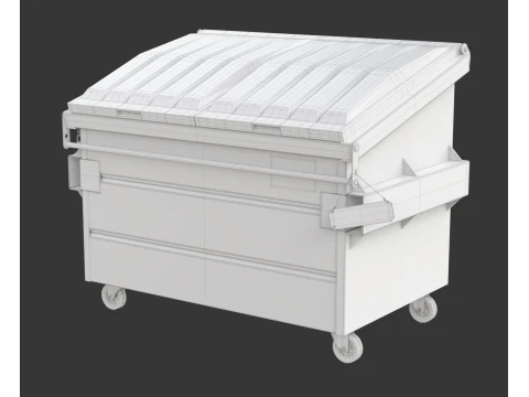 Daur Ulang Tempat Sampah Model 3D