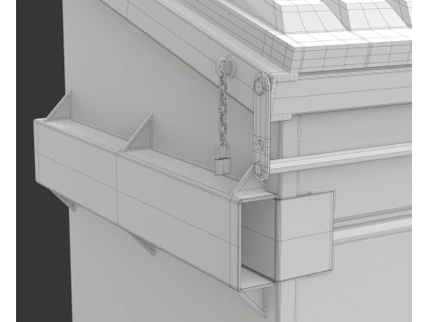 Daur Ulang Tempat Sampah Model 3D