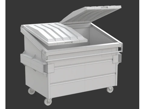 Daur Ulang Tempat Sampah Model 3D