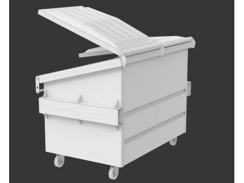 Daur Ulang Tempat Sampah Model 3D