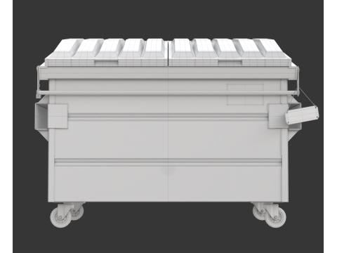 Recycling Dumpster Modelo 3D