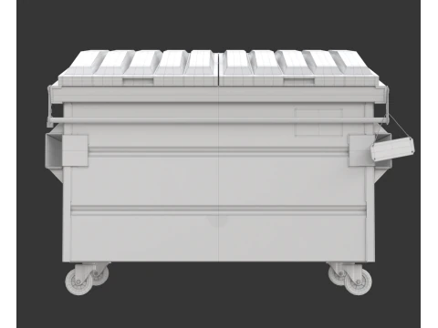 Daur Ulang Tempat Sampah Model 3D