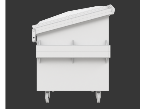 Recycling Dumpster Modelo 3D