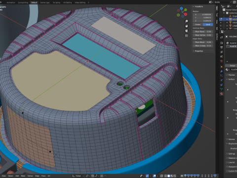 Smart Electric Meter 3D-Modell