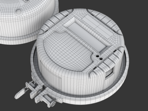 Smart Electric Meter 3D-Modell