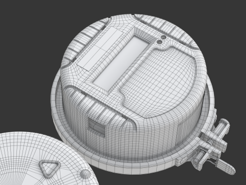 Smart Electric Meter 3D-Modell