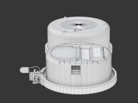 Smart Electric Meter 3D-Modell