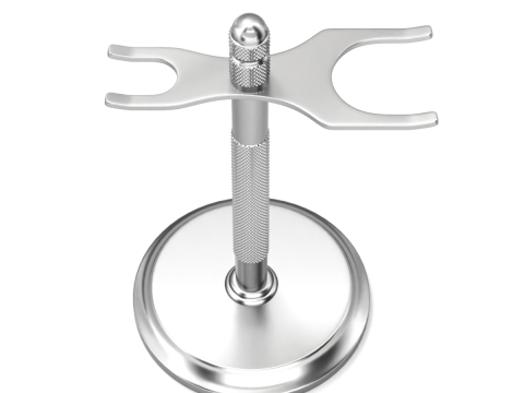 Shaving Kit with Metal Handles 3D Model