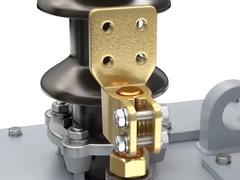 High Voltage Power Electrical Industry Transformer 3D Model