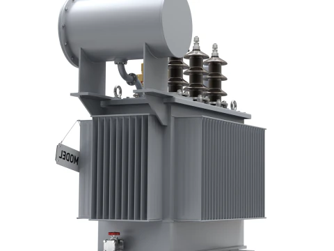 High Voltage Power Electrical Industry Transformer 3D Model