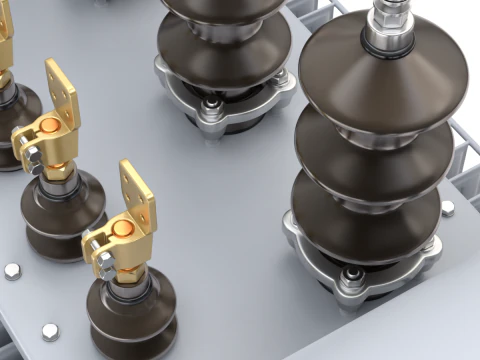 High Voltage Power Electrical Industry Transformer 3D Model