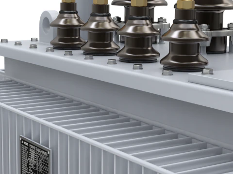High Voltage Power Electrical Industry Transformer 3D Model