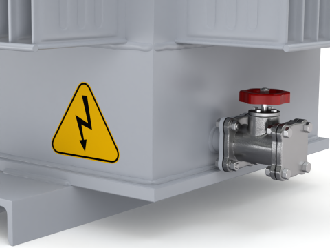 High Voltage Power Electrical Industry Transformer 3D मॉडल