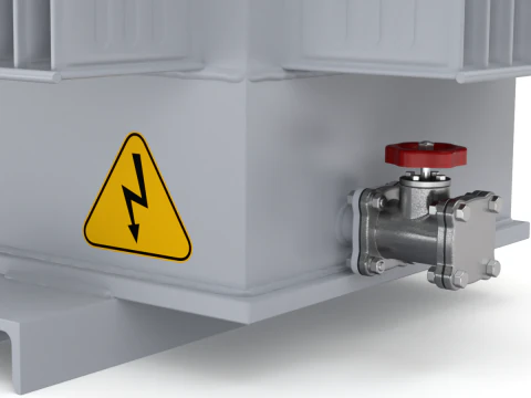 High Voltage Power Electrical Industry Transformer 3D Model
