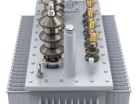 High Voltage Power Electrical Industry Transformer 3D Model