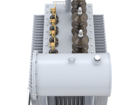 High Voltage Power Electrical Industry Transformer 3D मॉडल