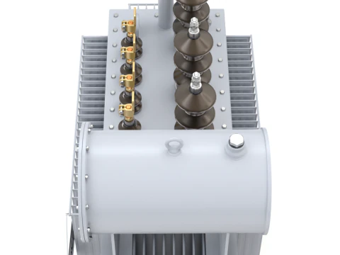 High Voltage Power Electrical Industry Transformer 3D Model