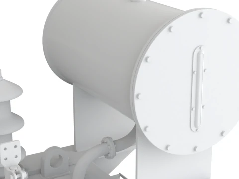 High Voltage Power Electrical Industry Transformer 3D Model