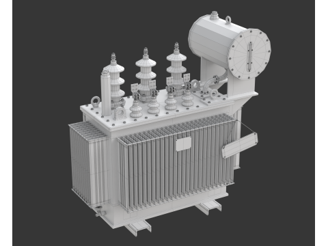 High Voltage Power Electrical Industry Transformer 3D मॉडल