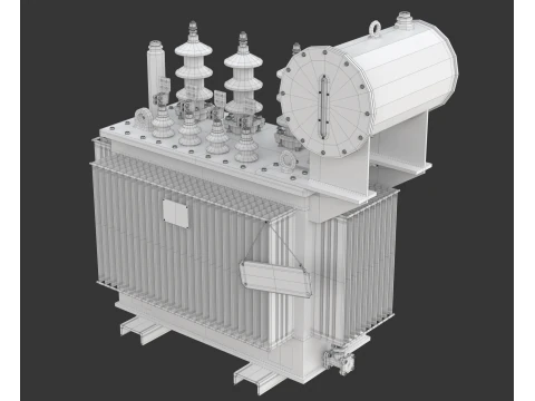 High Voltage Power Electrical Industry Transformer 3D Model