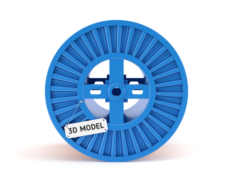 Copper Wire Spool Modelo 3D