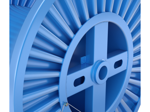 Copper Wire Spool Modelo 3D