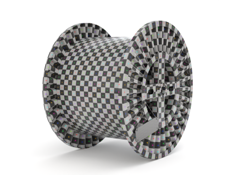 Copper Wire Spool Modelo 3D