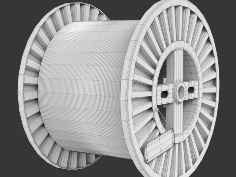 Carretel de fio de cobre Modelo 3D