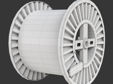 Copper Wire Spool Modelo 3D