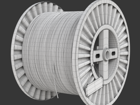 Copper Wire Spool Modelo 3D